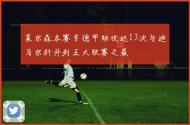 莱尔森本赛季德甲助攻达13次与迪马尔科并列五大联赛之最